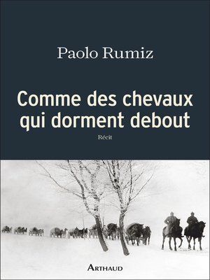 cover image of Comme des chevaux qui dorment debout